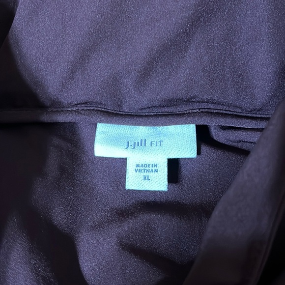 J. Jill Fit Hidden Hood Jacket Size XL - Picture 7 of 8